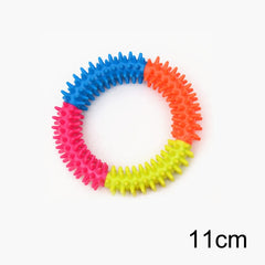 "Interactive dog training ring puller flying disk toy for outdoor play"