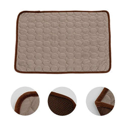 Summer pet ice pad with cooling silk for cats, ideal for kennels and hot weather.