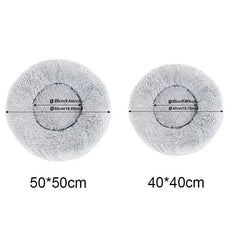 Super Warm Cat Bed - Plush Sleeping Nest, two sizes, cozy and ultra-soft pet cushion.