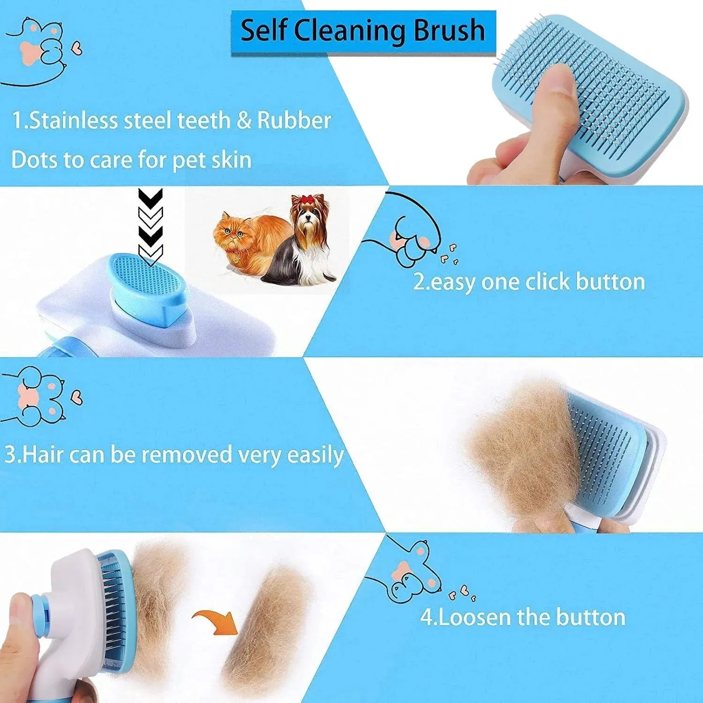 Pet Grooming Brush My Store