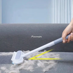 Multi-function pet hair remover brush for cats and dogs, manual lint cleaner for carpets and furniture.