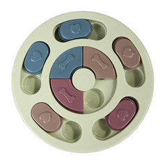 "Dog puzzle toys slow feeder interactive IQ food dispenser"
