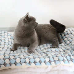Thickened winter dog mat & cat sleeping mat for pets, cozy and warm blanket.