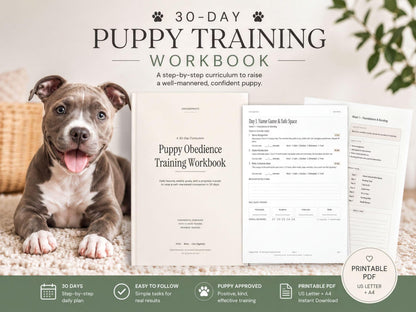 Ultimate Puppy Training Starter Bundle — 4 PDF Digital Download
