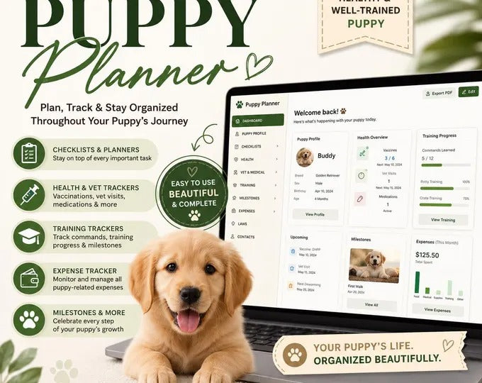 Ultimate Puppy Training Starter Bundle — 4 PDF Digital Download