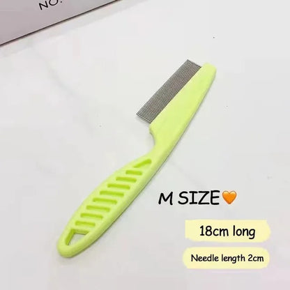 Pet Hair Shedding Comb Stainless Steel Flea Comb
